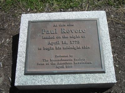 Paul Revere Marker. Click for full size. Paul Revere Marker image. Click for full size.
