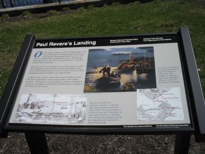 Paul Reveres Landing Marker image. Click for full size.