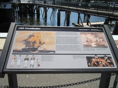 USS Constitution Marker image. Click for full size.