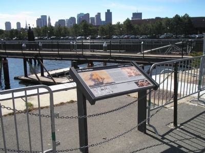 Marker in Charleston Navy Yard . Click for full size. Marker in Charleston Navy Yard image. Click for full size.