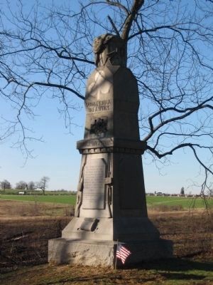 140th Pennsylvania Infantry Monument. Click for full size. 140th Pennsylvania Infantry Monument image. Click for full size.