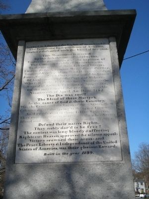 Battle of Lexington Monument Marker image. Click for full size.