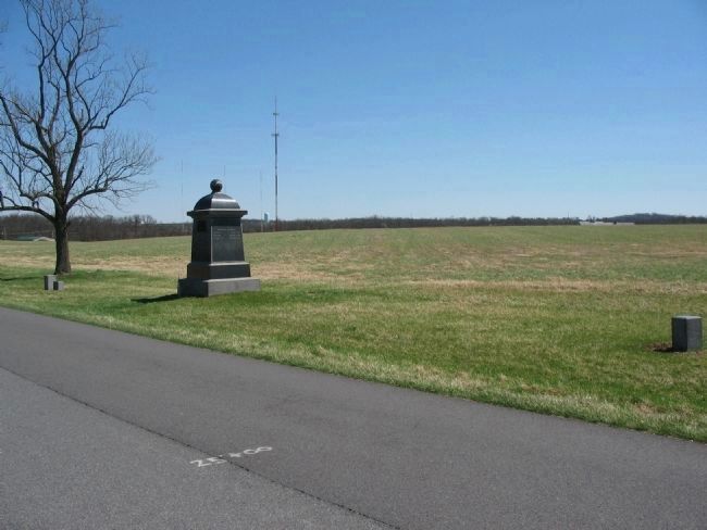 75th Pennsylvania Infantry Monument and Flank Markers image. Click for full size.