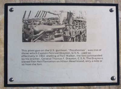 additional Fort Walker Interpretive Marker image. Click for full size.