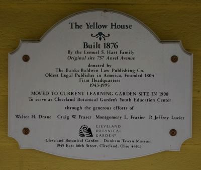 The Yellow House Marker image. Click for full size.