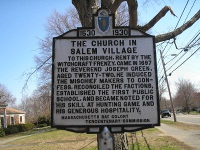 The Church in Salem Village Marker image. Click for full size.