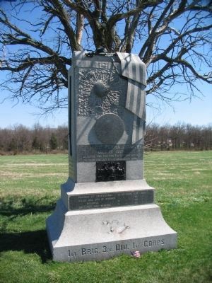 121st Pennsylvania Infantry Monument. Click for full size. 121st Pennsylvania Infantry Monument image. Click for full size.