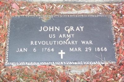 John Gray Marker image. Click for full size.