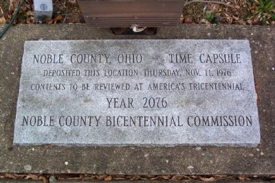 Noble County, Ohio - Time Capsule image. Click for full size.