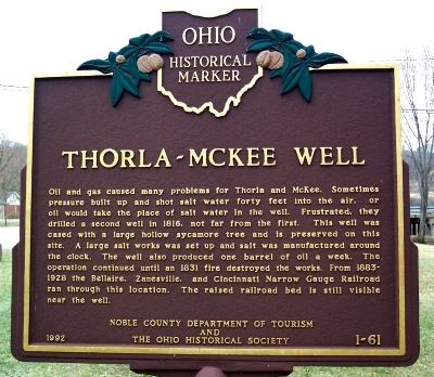 Thorla-McKee Well Marker (Side B) image. Click for full size.