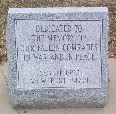 VFW Post #4721 Veterans Memorial image. Click for full size.