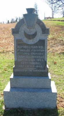 153rd Regiment Pennsylvania Volunteers Monument image. Click for full size.