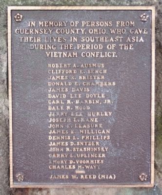 Guernsey County Vietnam Memorial image. Click for full size.