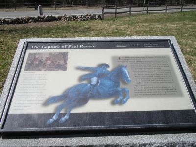 The Capture of Paul Revere Marker image. Click for full size.