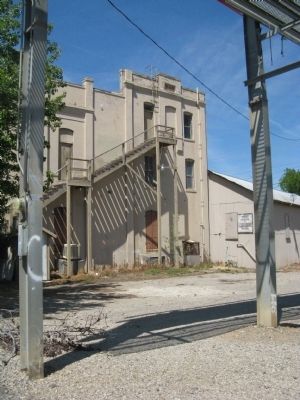 Rear View of the Independent Order of Odd Fellows Hall. Click for full size. Rear View of the Independent Order of Odd Fellows Hall image. Click for full size.