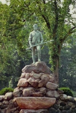 Lexington Minuteman, Similar view in 1983 image. Click for full size.