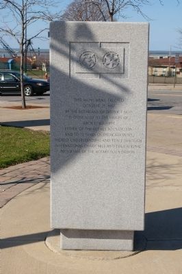 Arch C. Klumph Marker [left side] image. Click for full size.