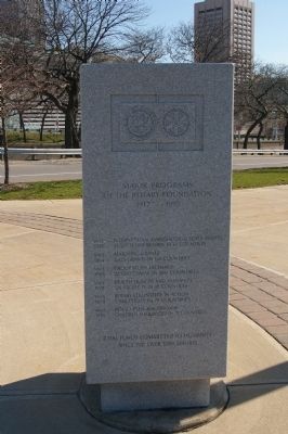 Arch C. Klumph Marker [right side] image. Click for full size.