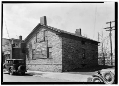East elevation of the house, prior to the move to Lakewood Park image. Click for full size.