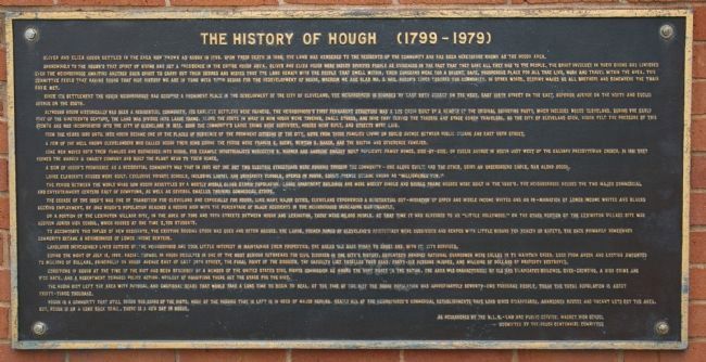 The History of Hough (1799-1979) Marker image. Click for full size.