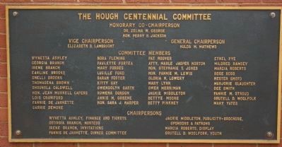 The Hough Centennial Committee image. Click for full size.