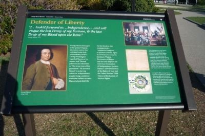 Defender of Liberty Marker. Click for full size. Defender of Liberty Marker image. Click for full size.