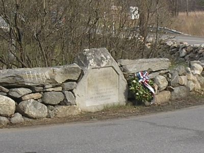 Marker on the Battle Road. Click for full size. Marker on the Battle Road image. Click for full size.