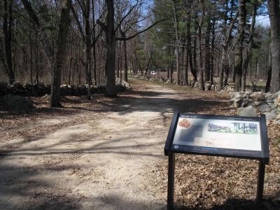 Marker on the Battle Road. Click for full size. Marker on the Battle Road image. Click for full size.