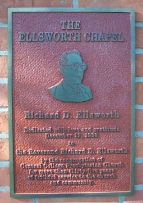 The Ellsworth Chapel Marker. Click for full size. The Ellsworth Chapel Marker image. Click for full size.
