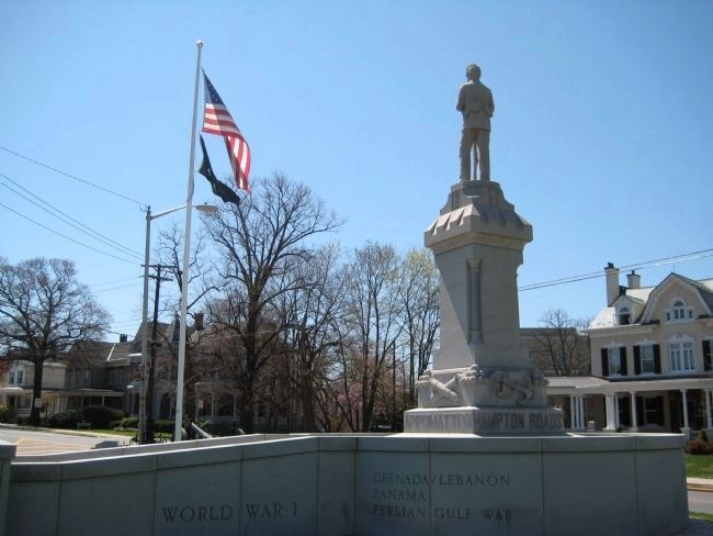 Back of Soldiers Monument image. Click for full size.
