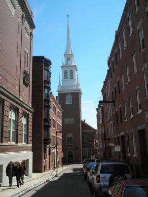 Old North Church from Hull Street. Click for full size. Old North Church from Hull Street image. Click for full size.