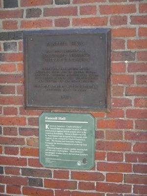 Faneuil Hall Markers image. Click for full size.
