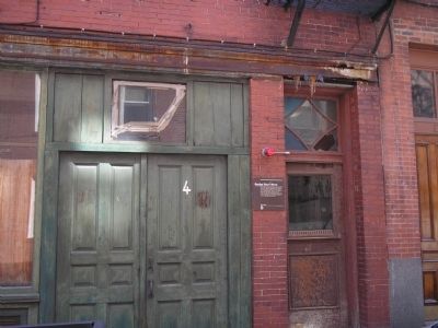 Marker in Boston's North End. Click for full size. Marker in Boston's North End image. Click for full size.