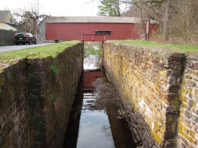 Lock No. 18 on the Delaware Canal at Uhlerstown image. Click for full size.