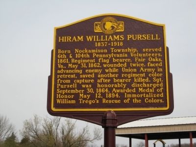 Hiram Williams Pursell Marker image. Click for full size.