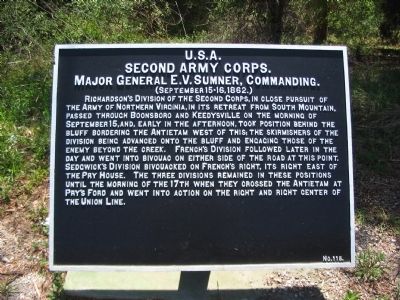 Second Army Corps Tablet image. Click for full size.