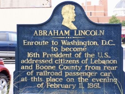 Abraham Lincoln Marker image. Click for full size.