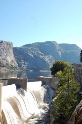 O'Shaughnessy Dam. Click for full size. O'Shaughnessy Dam image. Click for full size.