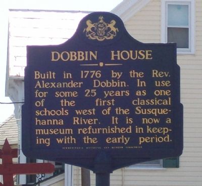 Dobbin House Marker. Click for full size. Dobbin House Marker image. Click for full size.