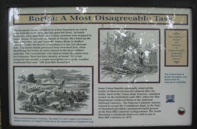 Burial: A Most Disagreeable Task Marker image. Click for full size.