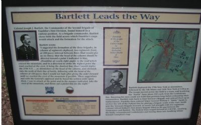 Bartlett Leads the Way Marker image. Click for full size.