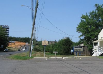 The Marker In Front of the Church, Along Hunter Mill Road image. Click for full size.