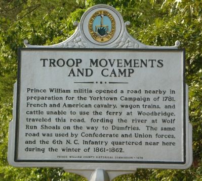 Troop Movements and Camp Marker. Click for full size. Troop Movements and Camp Marker image. Click for full size.