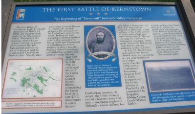 The First Battle of Kernstown Marker image, Touch for more information
