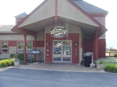 Entrance to Garrett County Visitors Center. Click for full size. Entrance to Garrett County Visitors Center image. Click for full size.