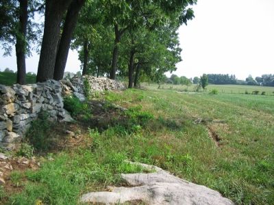 The Stone Wall Looking East. Click for full size. The Stone Wall Looking East image. Click for full size.