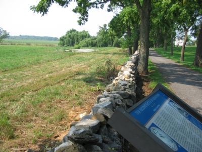 The Stone Wall Looking West. Click for full size. The Stone Wall Looking West image. Click for full size.