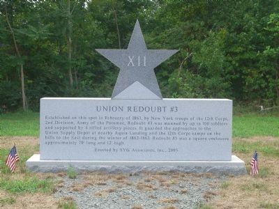 Union Redoubt # 3 Marker image. Click for full size.