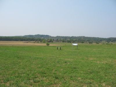 Looking West past the Marker on Pritchard Hill image. Click for full size.