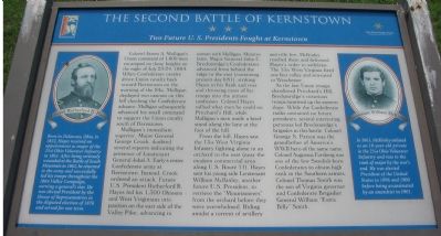 The Second Battle of Kernstown Marker image. Click for full size.